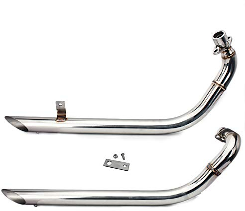 TARAZON Auspuffanlagen Rohren Schalldämpfer für Yamaha Virago XV535 XV400 1987-2004