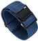 BINLUN Nylon Uhrenarmband Elastic Marinetaucher Fabric Nylon-Armbänder Stoff Militär Ersatz-armband Uhr Hakenverschluss Damen&Herren 18/20/22mm(Blau, Schwarze Schnalle,18mm)