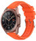 Yikamosi Compatibile con Samsung Galaxy Watch 3 Cinturino,20MM sgancio rapido Silicone Chiusura in acciaio inossidabile Cinturino di Ricambio per Samsung Galaxy Watch 3 41MM,arancia