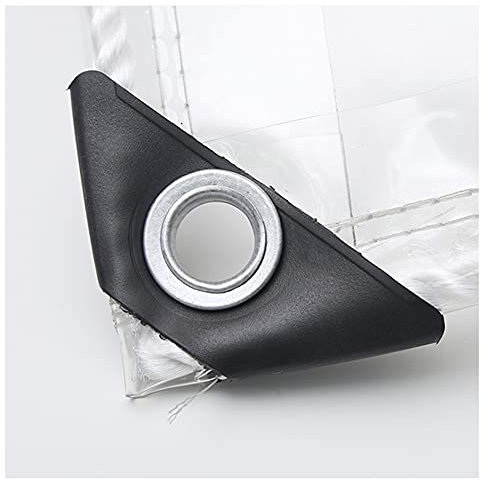 HYHMJ-Polyvalent Bâche Transparent Plante Couverture Bâche Plastique Pour Chenils Poulet Coopérative Étang À Poissons Toit De Tas De Bûches De Foin Bande Annonce Tapis De Sol,Clear,2x3m