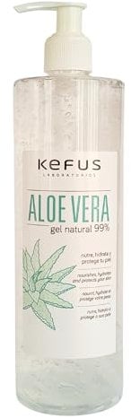 Reines natürliches Aloe Vera Gel - 500 ml - Sofort einziehend und angenehm nicht fettende Textur - nährt, spendet Feuchtigkeit, erfrischt und pflegt Ihre Haut - Hervorragend nach der Haarentfernung