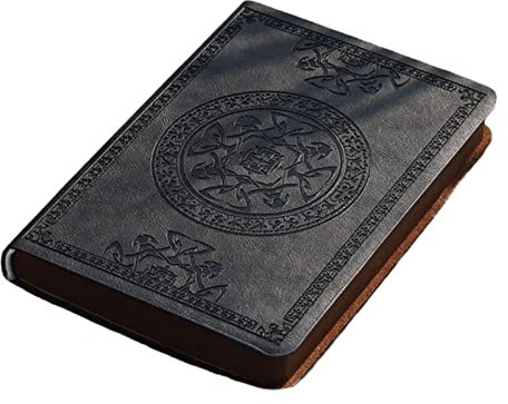 Neues tragbares Vintage-Muster PU Leder Notizbuch Tagebuch Notizblock Schreibwaren Geschenk A6