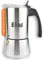 Milu® Espressokocher mit Gravur personalisiert - als Geschenk-Idee Ostern Einweihungsgeschenk Muttertag Rente Mitarbeiter Weihnachten Geburtstag Frauen Männer Mama (Schwarz, 9 Tassen (450ml) + Gravur)