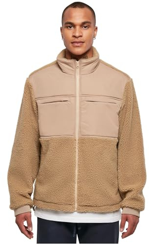 Urban Classics Herren Patched Sherpa Jacket