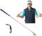 OLE ANDIGO Golf Swing Trainer 9 Iron Flexible Shaft Training Aid Golf Swing Training Club - Golf Training Equipment for Improve Strength Rhythm,Chipping,Half Swing,Full Swing Practice-Training Manual