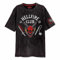 Official Stranger Things Hellfire Crest Unisex Black T-Shirt, Small