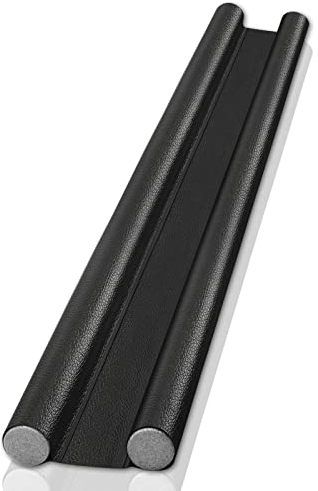 Zugluftstopper für Türen, Zugluftstopper Tür, Türbodendichtung, Doppeldichtung Schutz vor Luftzug und Lärm 93cm