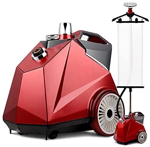 Vaporizzatore per Abiti Verticale 2350W Ferro da Stiro a Vapore Professionale per Lavori Pesanti per Uso Domestico e Commerciale Ferro da Stiro a Vapore con Serbatoio Acqua da 3,8 L ＆ Rimozione Rapida