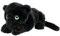 Keel Toys Keeleco SE2232 Plüschtier, 100% recycelt, umweltfreundliches Spielzeug für Kinder, schwarzer Panther, 35 cm