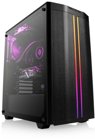 Amazon exclusive Gaming PC mit Intel Core i7-13700KF 8x3400 MHz, 2000 GB M.2 PCIe SSD, 32 GB DDR5-RAM, NVIDIA GeForce RTX 4070 Ti SUPER, HDMI, DVI, DisplayPort, Wakü, USB 3.2, Exxtreme M10610A