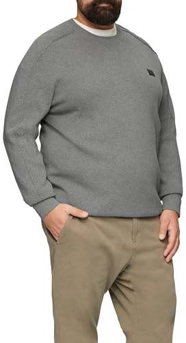 s.Oliver Strickpullover mit Nahtdetails und Logo