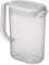 Hardys 1.5L Plastic Fridge Door Jug - Clear Plastic Jug with Reversible Lid, Strong Handle and Easy Pouring Lip - Slimline Fruit Juices, Milk, Water Container & Dispenser