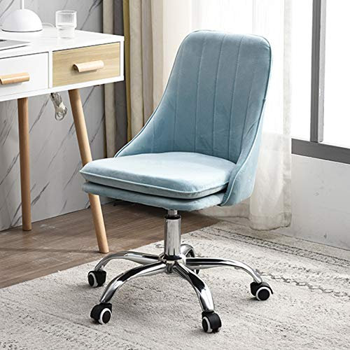 Drehstuhl, Heimbüro-Schreibtischstühle, samtarmloser Make-up-Hocker, moderner, Verstellbarer, drehbarer Computer-Arbeitsstuhl, 440-Pfund-Kapazität