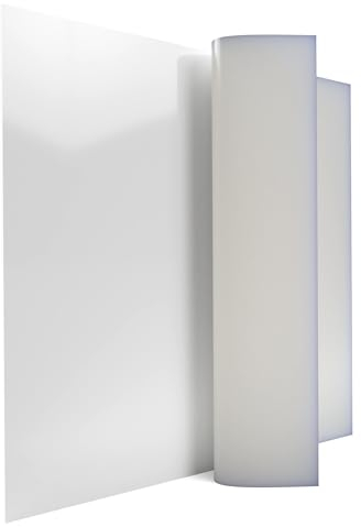 Verre acrylique découpé sur mesure pour plaques de polissage - 3 mm - Couleurs : transparent et taille au choix (blanc neige)
