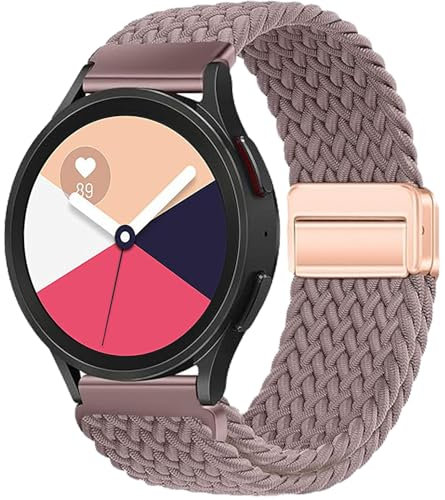 Magnetisch Ersatzarmband für Garmin Venu 2S/Vivomove 3S/Vivoactive 4S, Forerunner 255S/265S, 18mm Nylon Sport Armband Uhrenarmband, Armbänder für Huawei Watch 5 42mm/GT 5/Pro 42mm/GT 4 41mm