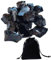 Piedras en Bruto Naturales,Piedras de Turmalina Negras,Set Cristal Curativo de Regalo,Purificación de Agua, Cristales Curativos, Mineralización de Agua, Cristales de Filtro de Agua