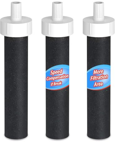 Ersatzfilter für Wasserflaschen, 3 Stück (2 Stück)