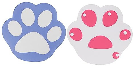 VILLCASE 2pcs Cat Paw Mouse Pad Dog Claw Pad Computer Mouse Pad Gaming Pad Computer Pads Mats Cat Paw Mat Cat Claw Mousepads Mouse Pads Pad Paw Mat Cat Paw Pad Rubber