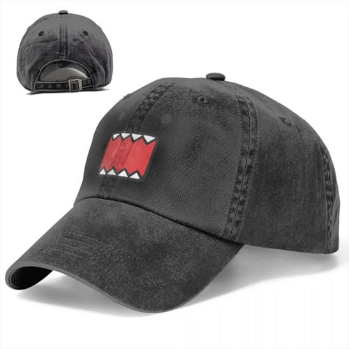 TUQIAAM Domo kun Baseballmütze für Männer und Frauen, beliebte japanische Trucker-Mütze, sonnenfest, zum Wandern und Angeln,