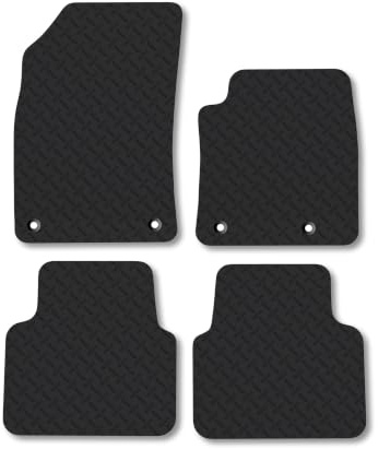 Citroen C3 Aircross (2017-2024) 5mm Rubber Car Mats | Heavy Duty Rubber Tailored Fit Floor Mats Full Coverage Durable Waterproof Accessories Easy Clean Anti Slip Made in the UK