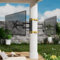 WHYFONE Support mural pivotant pour téléviseur ou écran plat et incurvé de 13 à 43 - Rotation à 180° - Sans perçage - VESA 200 x 200 mm - Jusqu'à 25 kg