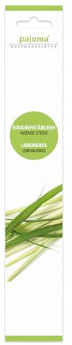 pajoma® Räucherstäbchen Lemongras 24x 10 Stück | Weihrauch-Stäbchen 28 cm - in dekorativer Verpackunga