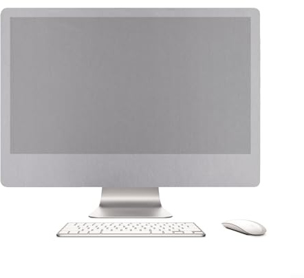 Zilimontt Monitor-Staubschutz, antistatisch, staubdicht, LCD/LED/HD-Panel-Hülle, Computer-Bildschirm-Schutzhülle, kompatibel mit iMac 53,3–68,6 cm (21-27 Zoll) PC, Desktop und TV, Schwarz (27 Zoll