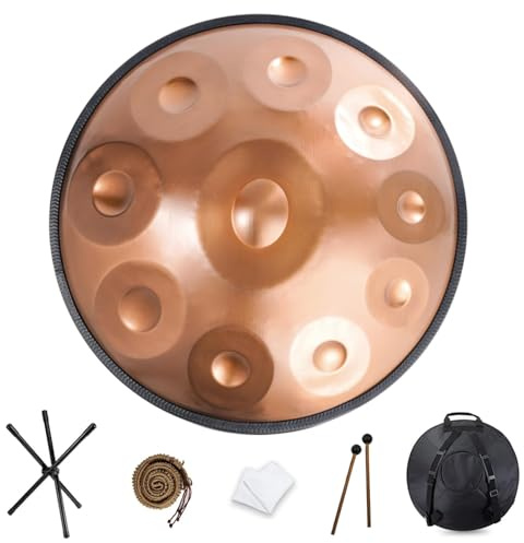 Hand Pan Drum, Musikinstrument für Erwachsene und Kinder, perfekt für Bildung, Yoga, Meditation und Zen Geschenke