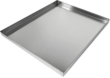 Massiver Edelstahl Aschekasten Automatische Auffangwanne Quadratische Abtropfschale für Klimaanlagen, Outdoor Abtropfwanne Bodenschutzwanne Edelstahl(80x120cm(32x47in))