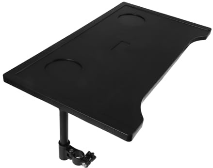 Plateau amovible pour fauteuil roulant avec porte-gobelet – Léger, durable, facile à installer, compatible avec différents modèles de fauteuils roulants pour salle à manger
