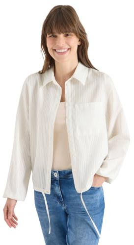 Cecil Bluse mit Hemdkragen und Streifen