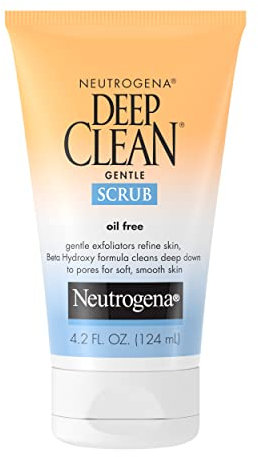 Neutrogena Deep Clean Gentle Facial Scrub, Oil Free - 4.2 Oz