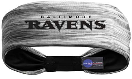 Littlearth Unisex-Erwachsene NFL Baltimore Ravens Tigerspace Stirnband, Grau, Einheitsgröße