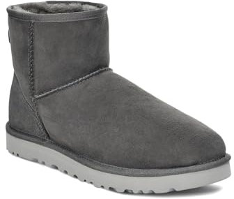 UGG Classic Mini, Stivali alla Moda Uomo, Grigio Dark Grey, 43 EU