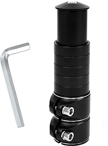 Jubaopen 1 Set Fahrrad Vorbau Extender Lenkererhöhung Fahrrad Höhen Adapter Fahrrad Gabelschaft Extender Bike Stem Extender Legierung Aluminium für Radsport Ahead Vorbau Mountainbike