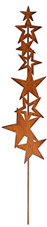 Rost Gartenstecker Sterne