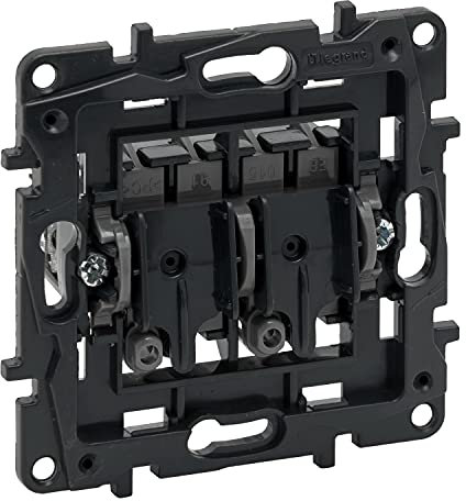 Pulsador inversor doble Legrand 864012 serie Niloe Step