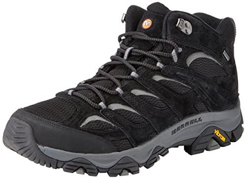 Merrell Moab 3 Mid GTX, Scarpe da Arrampicata Alta Uomo, Black Grey, 50 EU