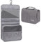 Toplive Trousse de Toilette, Trousse de Toilette Grande Capacité pour Homme et Femme, Imperméable Et Portable, 23.5X 9 x 19 cm, Gris