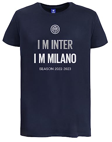 Inter - T-Shirt Champions IM Mailand IM Europe, 2022/2023, Erwachsene Verschiedene Größen verfügbar - Tragen Sie das Exklusive Trikot für den Sieg der Champions League, offizielles Produkt
