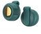 DAZZLEEX Ventilatore Portatile da Appendere alla Vita, con Ricarica USB, Piccolo Ventilatore vorticoso Senza Lama, Personale, per giornate Pigre sotto la Maglietta, Verde