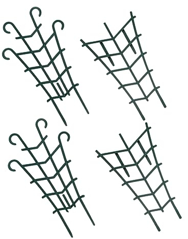 4-teiliges Deko-Pflanzenstützen-Stangenregal for den Garten, Kletterpflanzenhalter, Pflanzenstützregal, Stützregale, Pflanzenkletterständer, Pflanzenrahmen, Ranken-Klettergerüst, Liane, Spalier, Kunst