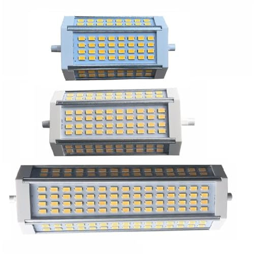 Luce LED dimmerabile R7S 118mm 135mm 189mm 30W 35W 50W Luce Tubo RX7S J118 J135 J189 Lampada a Doppia estremità AC110V / 220V (Color : Warm White, Size : Yes_189MM 50W)