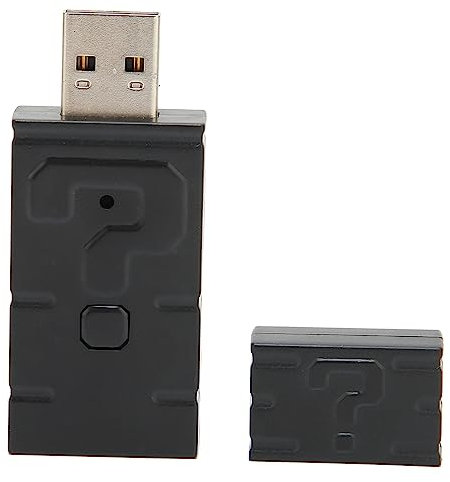 TOUISEDGI Wireless Controller Adapter, Wireless Controller Adapter Bluetooths Griff Konverter Für Windows PC Für PS4 Für PS5 Für One Für Switch