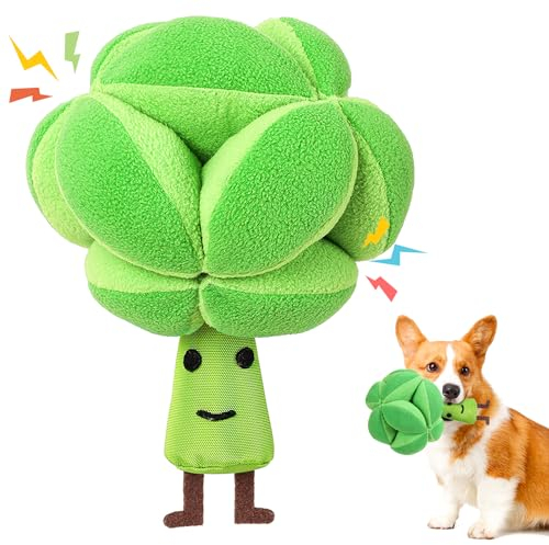 JOLIGAEA Schnüffelball für Hunde, Intelligenzspielzeug für Hunde, Interaktives Hundespielzeug Quietschend, Lindert Langeweile Plüsch Kauspielzeug für Welpen kleine mittlere Hunde