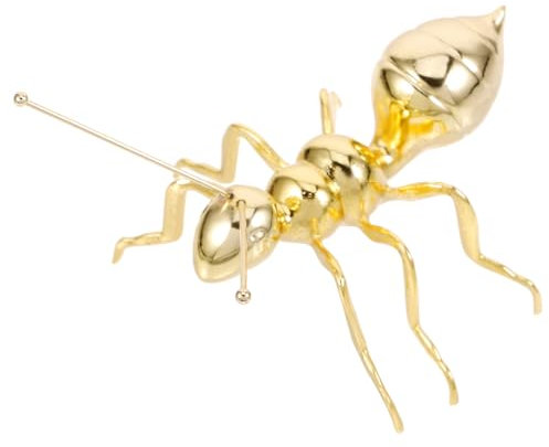 Milisten Metallische Ameisen Statue Goldene Ameisenfigur Für Elegante Tischdekoration Kunstwerk Für Wohnräume Büros Und Hotels Geschenkidee Für Ameisenliebhaber
