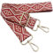 Verstellbarer Schultergurt für Taschen Beige Rot, Taschengurte zum Wechseln, Taschengurt Breit mit Karabiner Gold, 80-130 cm Tragegurt Tasche für Damen Schulterriemen, Handtasche, 3.8cm, 1216