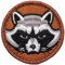 Wütender Waschbär Klett Patch Tier Stickerei Aufnäher Patches Tactical Morale Hook Loop Patches for DIY Kleidung Rucksack Gear Hat Backpack Jackets