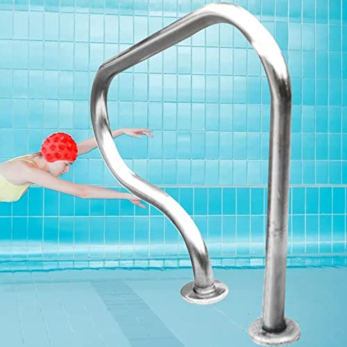 Generico Corrimano Corrimano in Acciaio Inox per ingressi Piscine interrate (Spessore 1,0 mm)