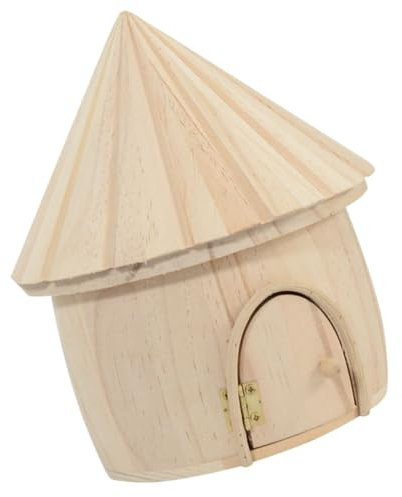 KOMBIUDA Einzigartiges Holzhaus-ornament – ​​blockhütten- Für Das Home Office